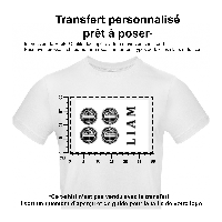 Sticker thermocollant A4 viergepersonnalisÃ© Brand-on personnalisation Ã  l'unitÃ©