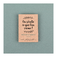 Sachets de graines mariage nature