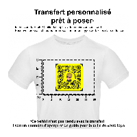 Sticker thermocollant A4 viergepersonnalisÃ© Brand-on personnalisation Ã  l'unitÃ©