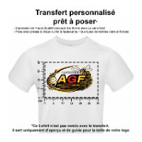 Sticker thermocollant A4 viergepersonnalisÃ© Brand-on personnalisation Ã  l'unitÃ©