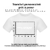 Sticker thermocollant A4 viergepersonnalisÃ© Brand-on personnalisation Ã  l'unitÃ©
